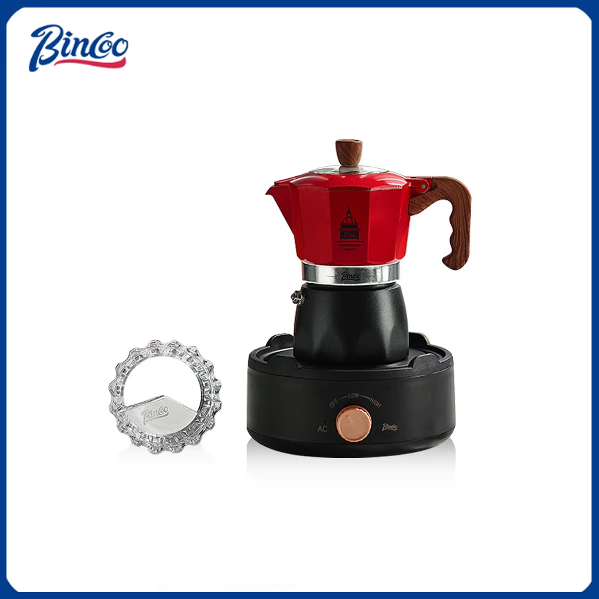 Equipment Of Coffee Machine - Bincoo двойной клапан кофе мока горшок