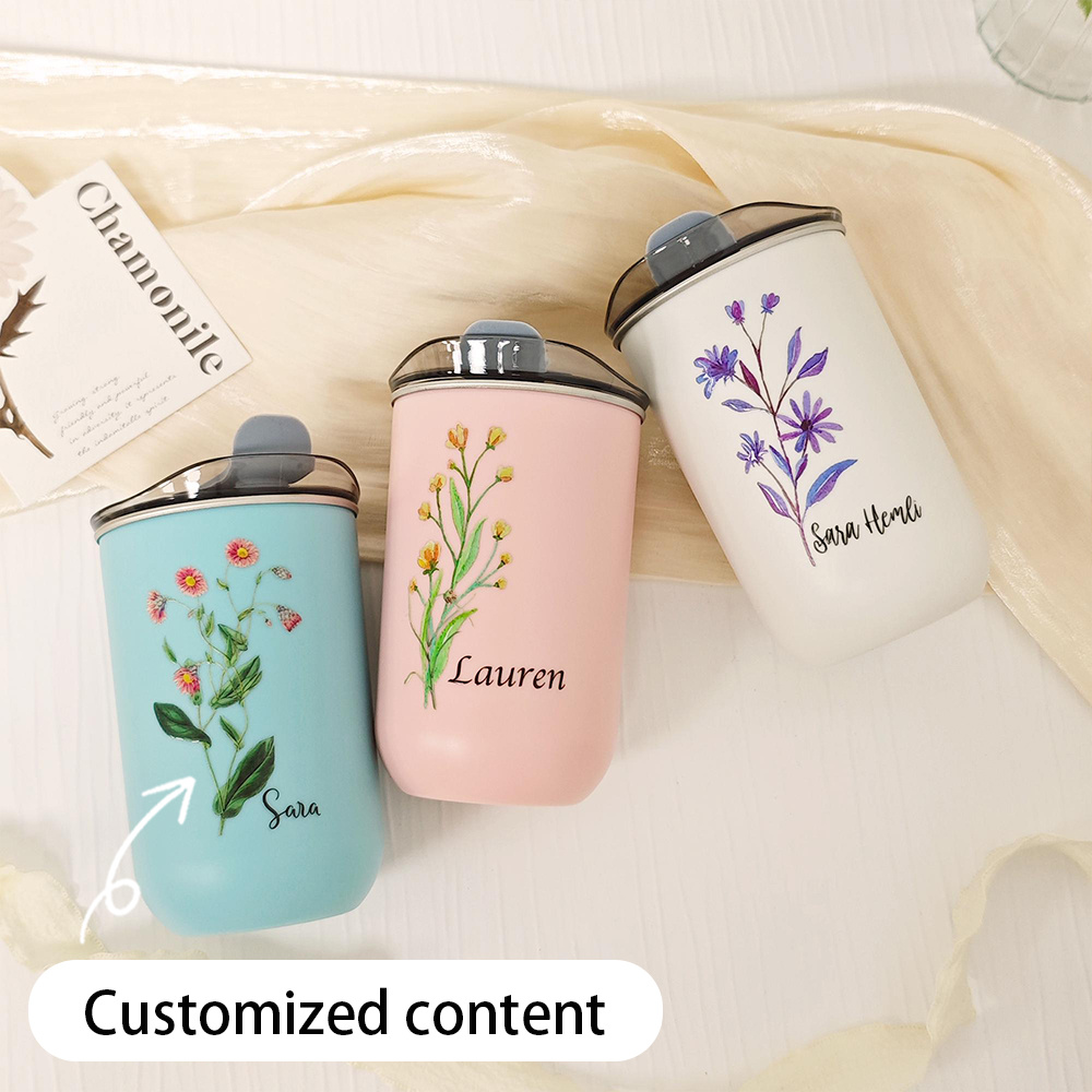 Coffee Equipment With Name - Персонализированный термос из нержавеющей стали с