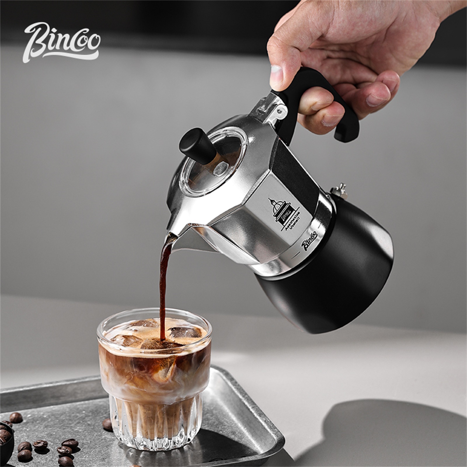 Equipment Of Coffee Machine - Мока-горшок BINCOO с двойным клапаном, кофеварка