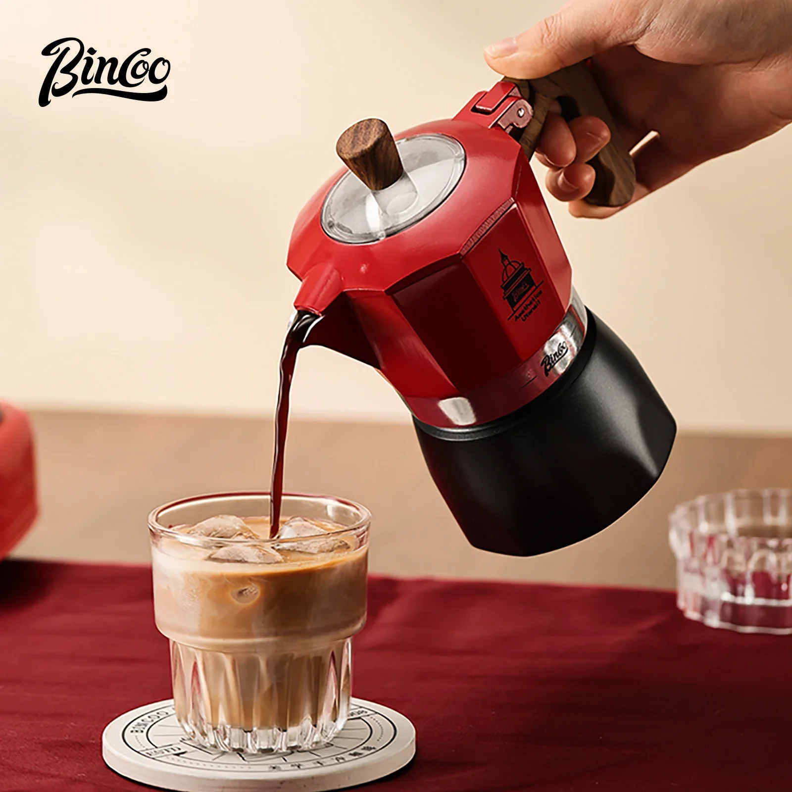 Bincoo двойной клапан кофе мок – обзор и цена Equipment Of Coffee Machine