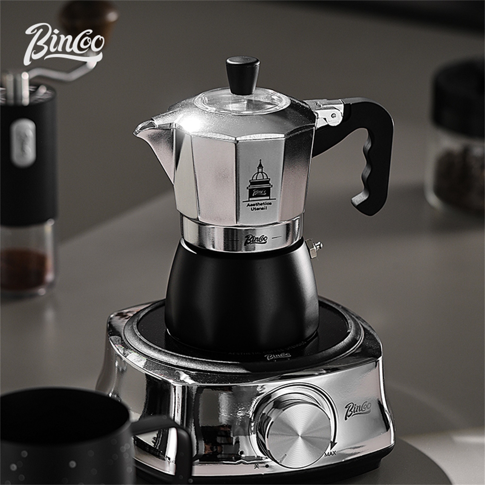 Мока-горшок BINCOO с двойным к – обзор и цена Equipment Of Coffee Machine